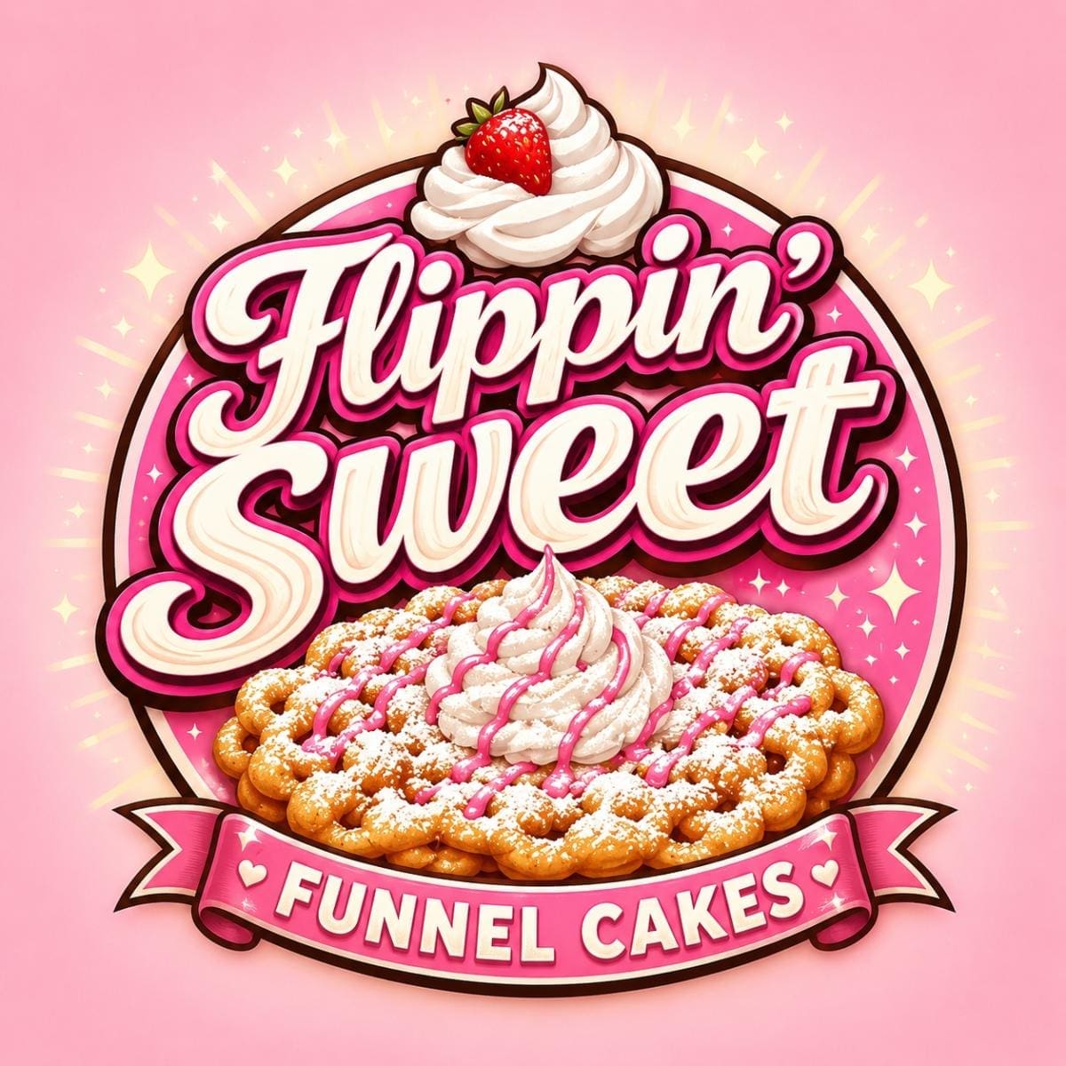 Flippin Sweet Funnel Cakes logo
