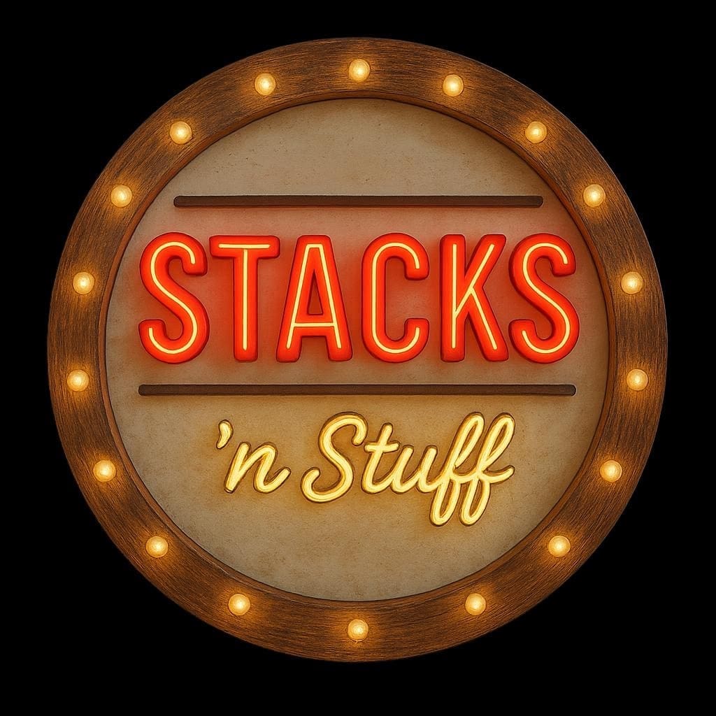 Stacks n Stuff logo MCBF 2026